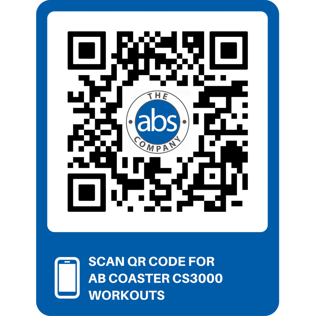Ab Coaster CS3000 Decal With QR code