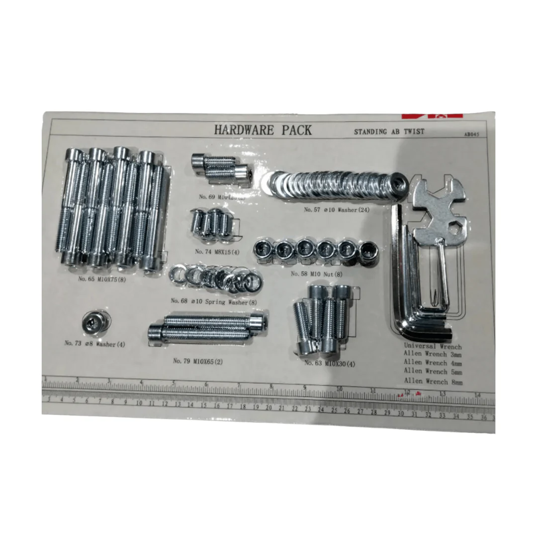Complete Hardware kit for the Standing Ab Twist