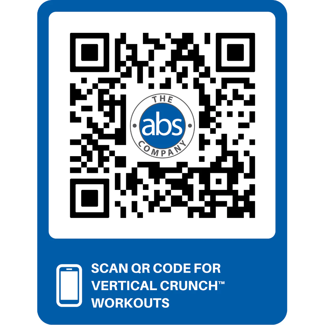 Vertical Crunch Decal With QR code